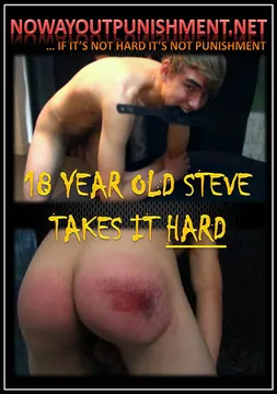 18 Year Old Steve Takes It Hard